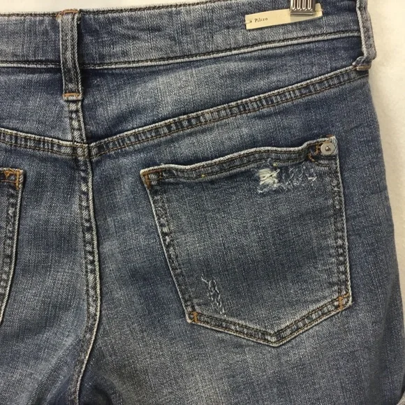 Anthropologie Pilcro and the Letterpress Slim Boyfriend Denim Shorts Size 27 - Picture 9 of 11